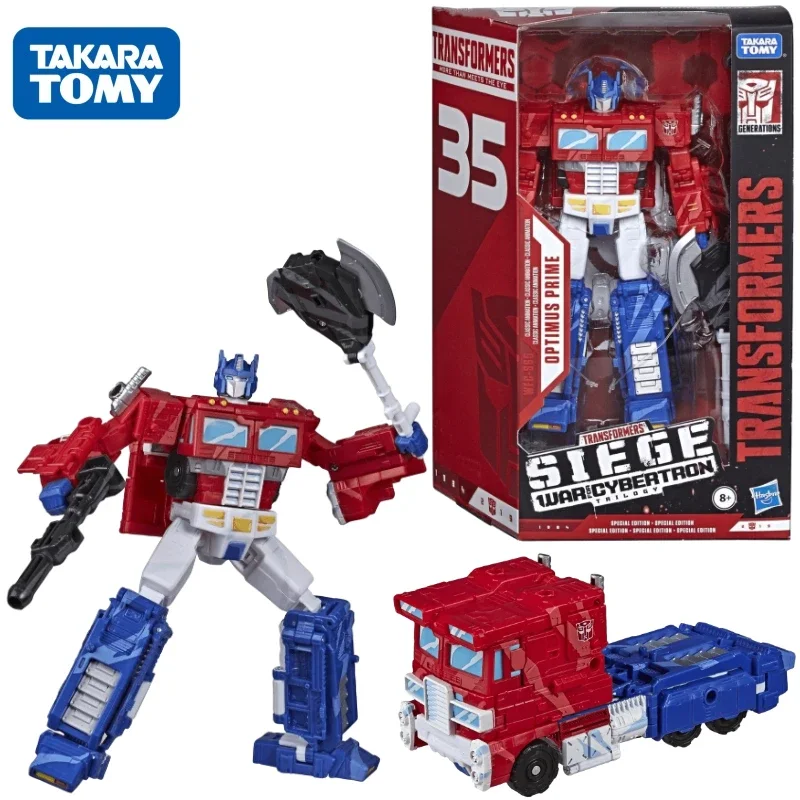 

В наличии Takara Tomy Трансформеры серии G WFC-S WFC-S65 35th анимация Optimus Prime робот аниме экшн-модель игрушки Фигурки