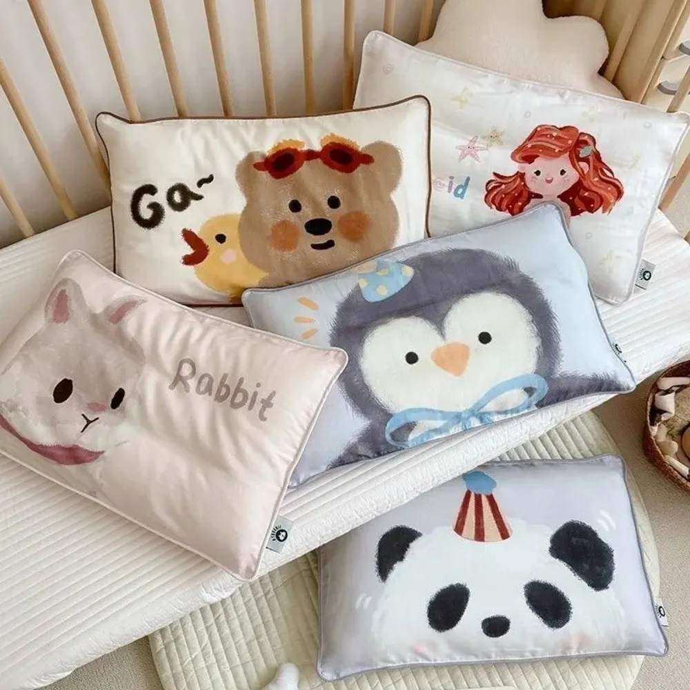 Cartoon Animal Pillow Cover A Class Soft Double Gauze Breathable Envelope Pillowcase Bedroom Home Decoration Gift