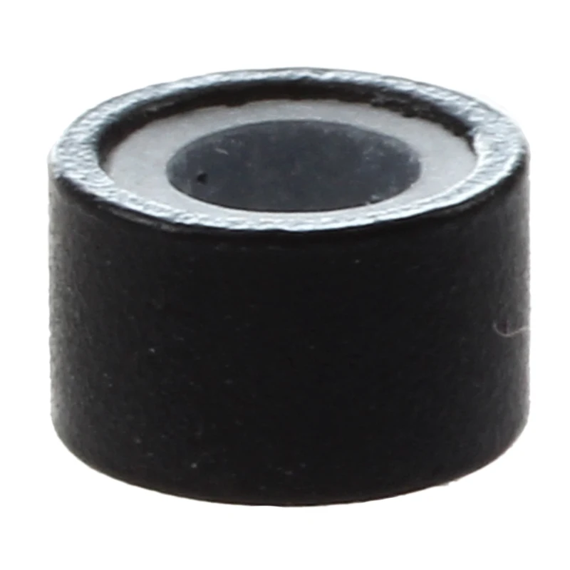 AT53 200 Pcs Black 5mm Silicone Lined Micro-ring Links Beads Linkies for I Stick Hair Extension Installation and Feathers