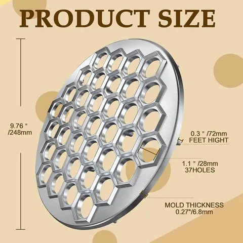 डम्पलिंग मोल्ड पेल्मेनी मेकर रूसी रैवियोली मेकर डम्पलिंग मोल्ड 37 छेद आसान डम्पलिंग मशीन घर परिवार रसोई उपकरण के लिए 10 best sales पकौड़ी बनाने की मशीन - №7