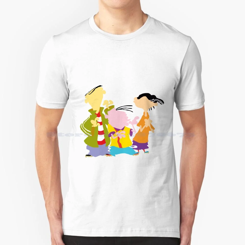 Ed , Edd , N Eddy T Shirt 100% Cotton Tee Ed Edd N Eddy Cartoon Old Classic Funny Animated Nostalgia Amazing Jaw Breakers Scam