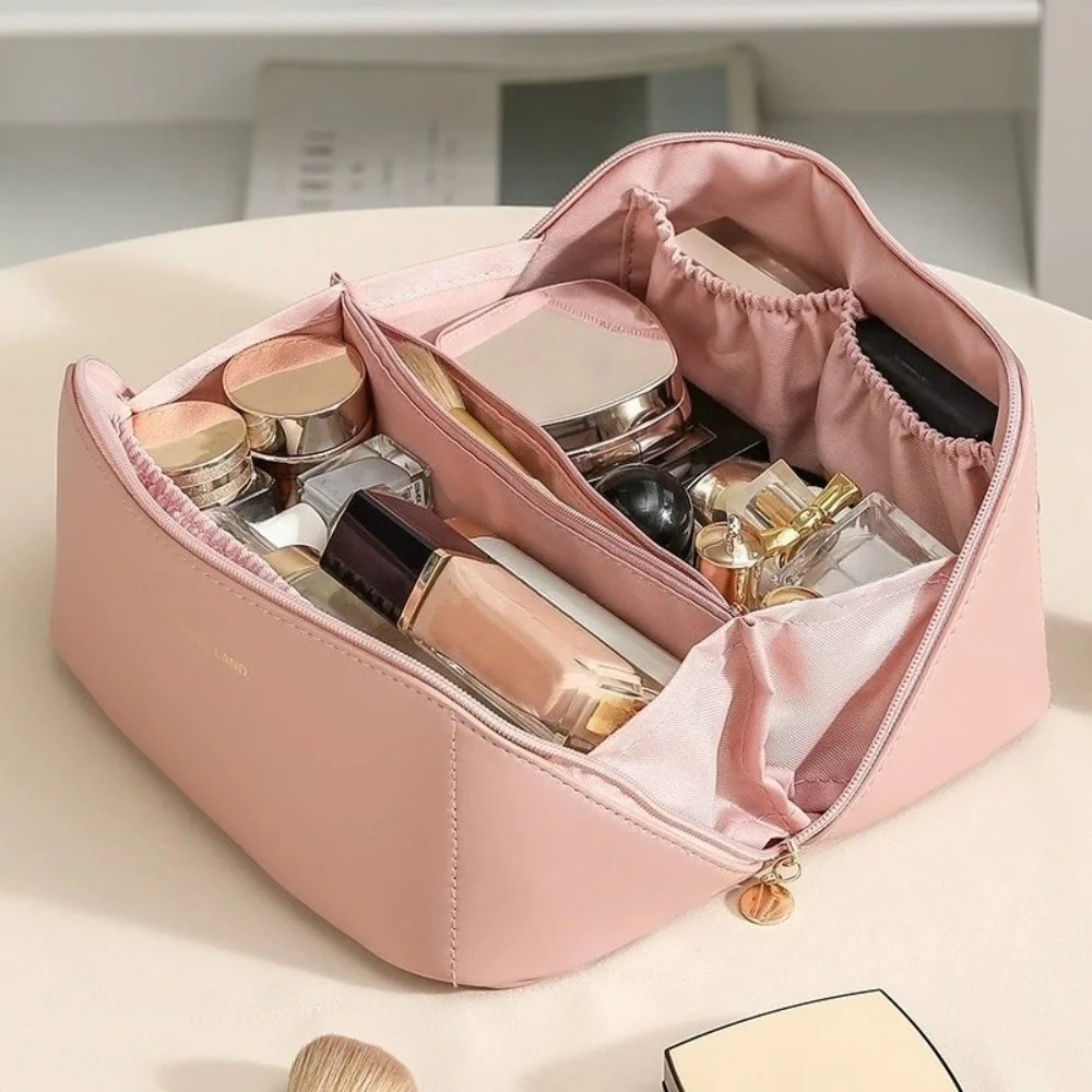 

Makeup Bag Travel Cosmetic Bag Portable Women Makeup Case Waterproof Multifunctional Cosmetic Pouch Toiletry Kit Storage Bag