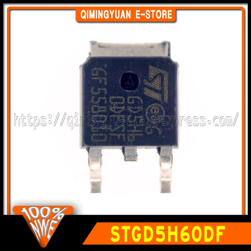 10PCS~50PCS/LOT STGD5H60DF GD5H60DF STGD5H6 0DF TO-252 100% New Spot stock