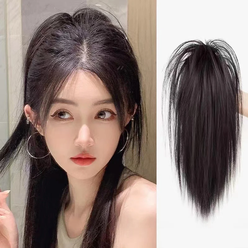 Dream Like Claw Clip In Ponytail Braid Synthetic Shot Straight Pony Tail Hair Extensions Half Waterfall Ponytail Spicy Girl Wind