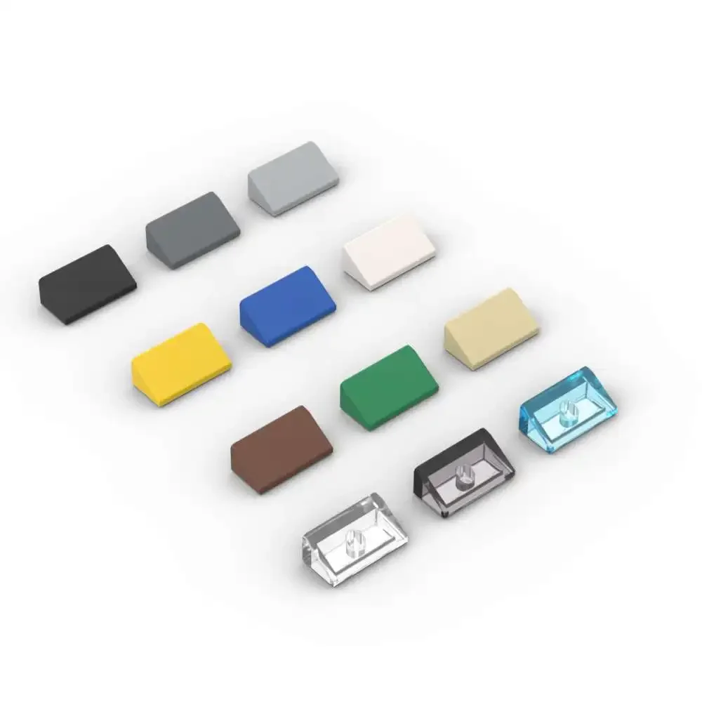 MOC 10PCS 경사 30 85984 1x2x2/3 빌딩 블록 키트 하우스 벽돌 입자 퍼즐 아이디어 DIY 장난감 어린이 생일 크리스마스 선물