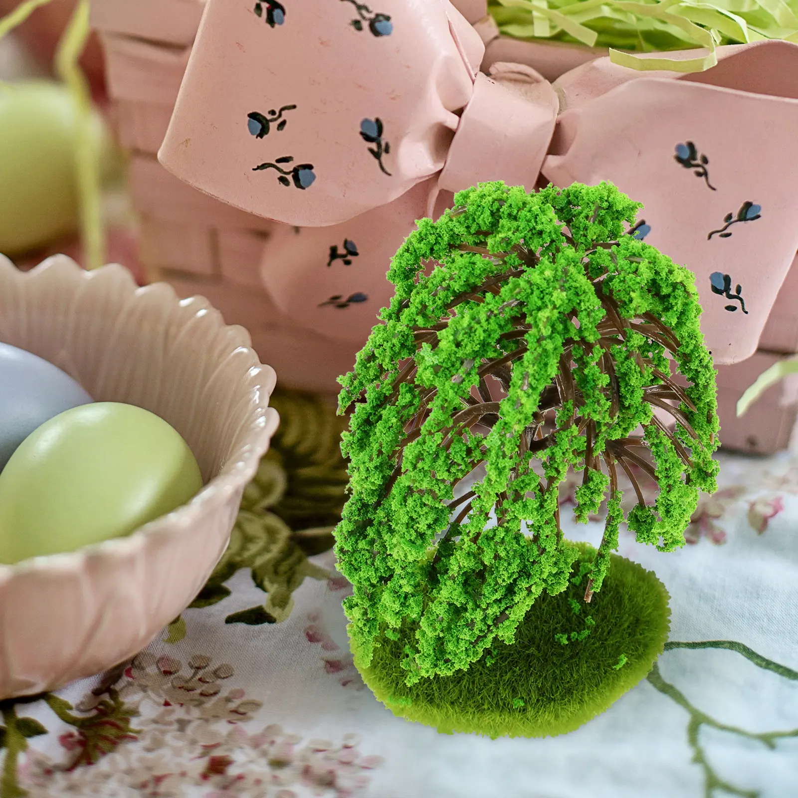 

2 шт. Искусственные уличные деревья, креативные миниатюрные украшения для ландшафтного дизайна, имитация деревьев для песочницы, декор для стола