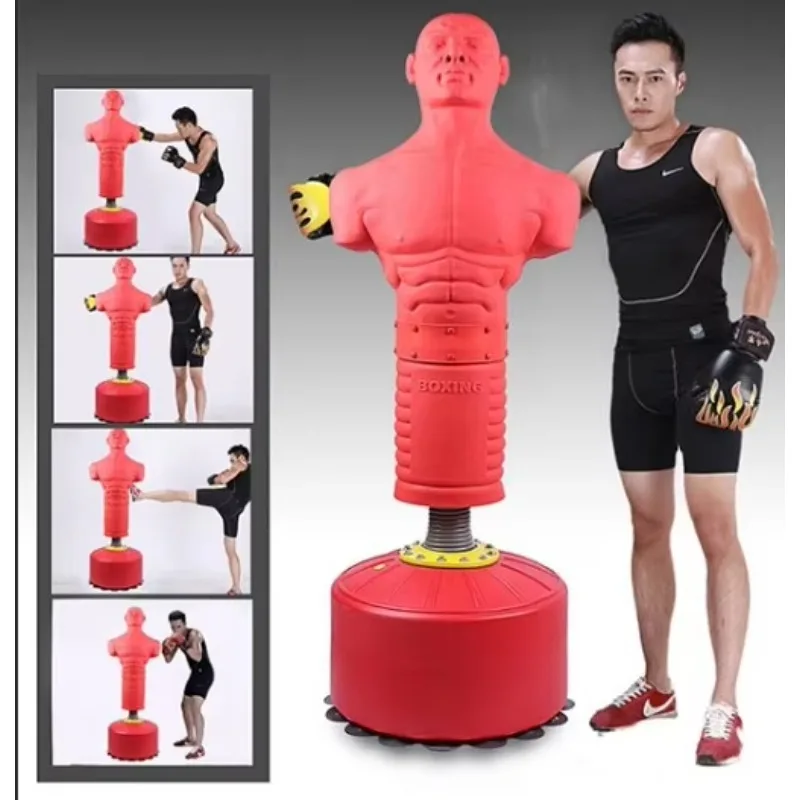Martial Arts Training Vertical Boxing Bag Heavy Self Standing Boxing Bag Men'S Free Standing Boxing Bag