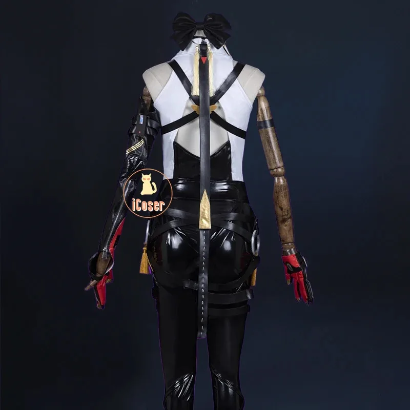 ICoser Zenless Zone Zero Evelyn Chevalier Cosplay disfraz peluca uniforme chaqueta sombreros pendientes Lyra estrellas Halloween para mujeres