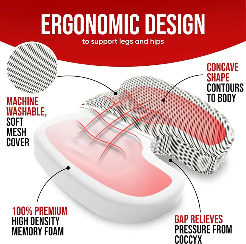 Almofada Ergonômica de Algodão — foto 3