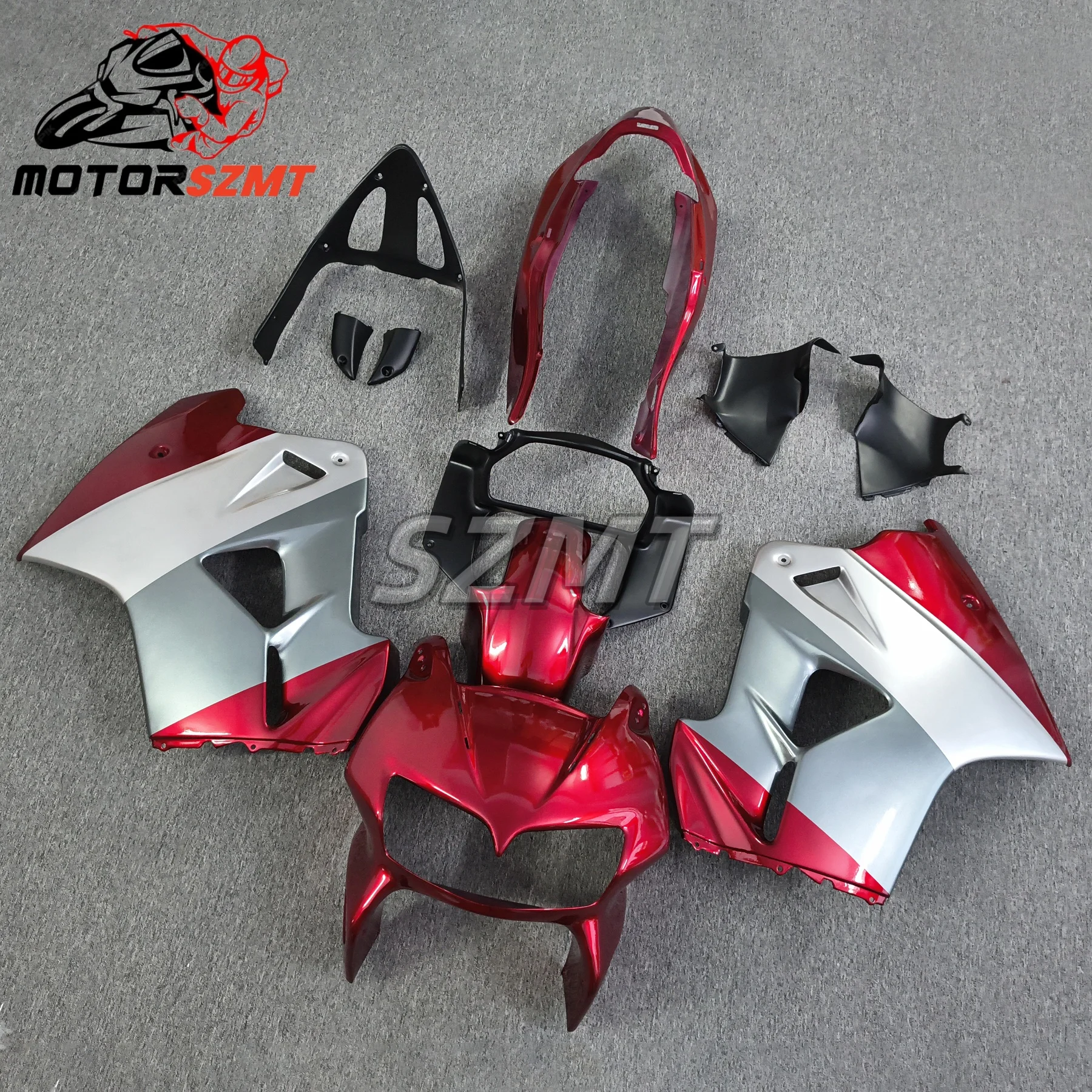 Custom Red Motorcycle Fairing Kit for Honda VFR800 1998 1999 2000 2001 ABS Bodywork Fairings FOR VFR 800 98 99 00 01 Bodyframe