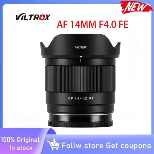 VILTROX AF 14mm F4.0 Air Full Frame Autofocus lente de enfoque fijo lente gran angular principal para cámara sin espejo Sony E Mount
