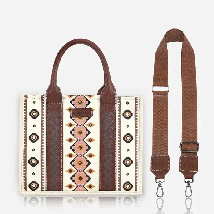 Damen-Einkaufstasche im Bohemian-Stil, europäische und amerikanische Retro-Damen-One-Shoulder-Handtasche