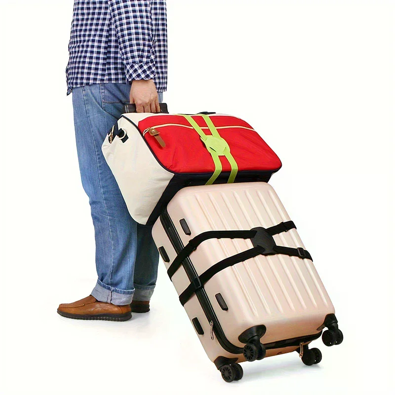 Multifunctional Cross Packing Belt Luggage Belt Suitcase Binding Belt Luggage Bag Fixing Belt Elastic Elastic Cord