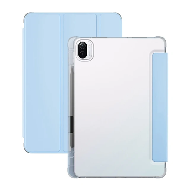 For Xiaomi Pad 5 Case for Mi Pad 5 5 Pro Case Clear Silicone Back Smart Cover Funda For Xiaomi Pad 5 Redmi Pad Cover Pen Holder