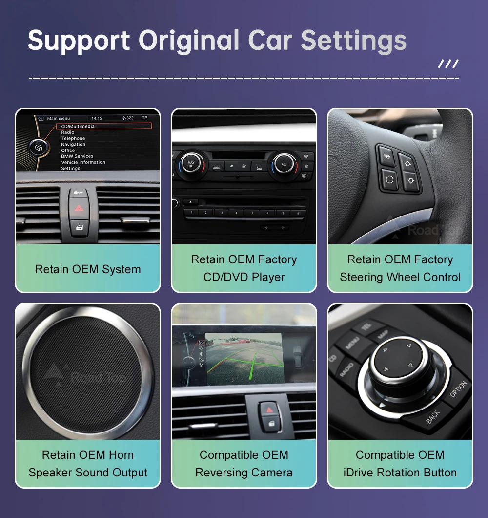 Drahtlose CarPlay Android Auto Auto Multimedia Bildschirm Für BMW 1er E81 E82 E87 E88 CCC CIC System Touch Display Auto Radio – Detail 8