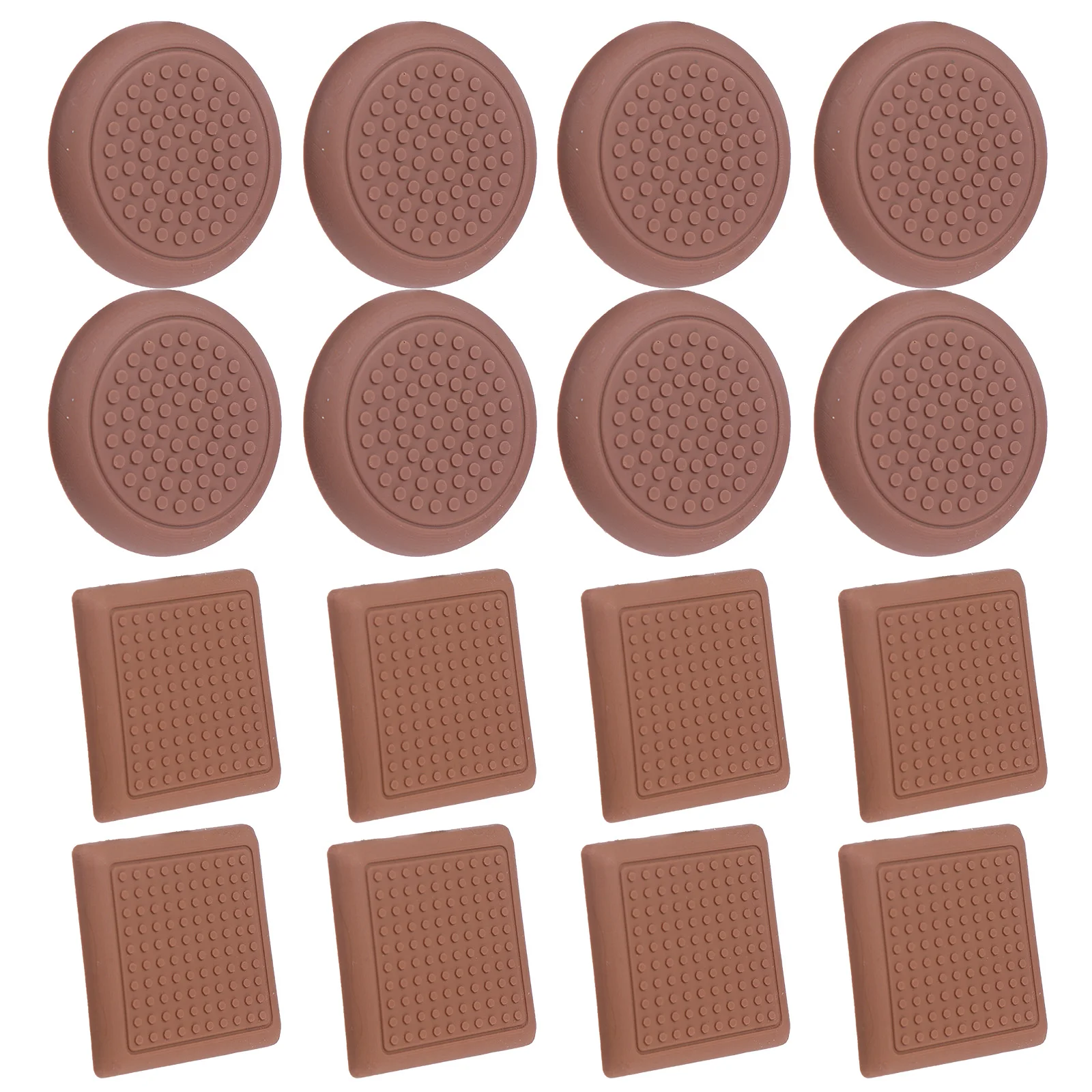 

16 Pcs Chair Feet Protectors Soft Silicone Covers Furniture Protector Anti Skid Table Mats Leg Caps Home Office Use