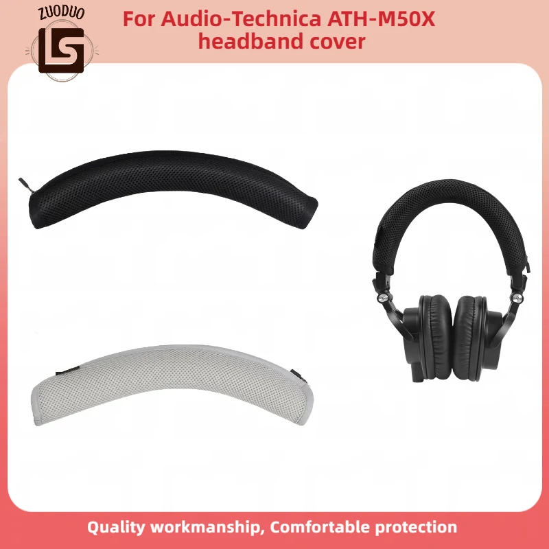 For Audio-Technica ATH-M50X Over-ear Headphones , Soft Headband Protector Crossbar Cover & Replacement Headband Cover #5