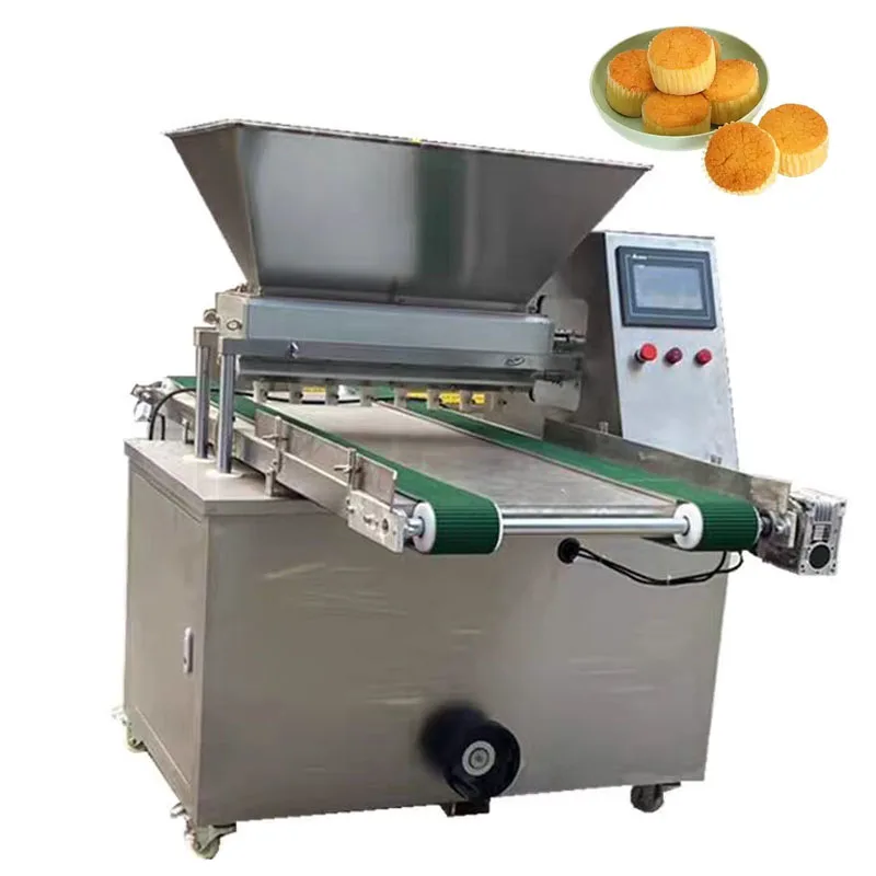 Commercial Fully Automatic Cupcake Maker Biscuit Production Line Macaron Pastry Molding Machine