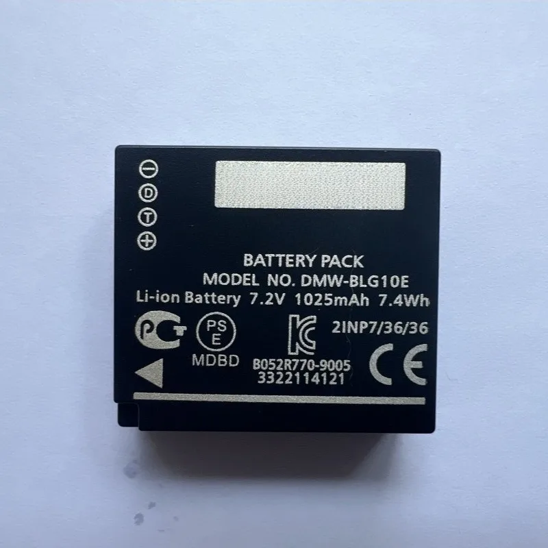 DMW-BLG10 Battery 1860mAh Full Decode for Panasonic Lumix S5 S5II S1 S1H S1R GH5 GH5II GH6 G9 G9II Mirrorless Camera