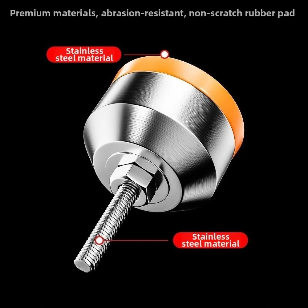 Adjustable Machine Leveling Feet Anti-Slip TPU Base Leveling Mounts Shock Absorbing Screw Leveling Feet Workbench Stabilization