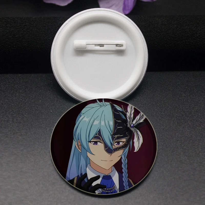 Anime Ensemble Stars Pin Cartoon Figure Wataru Hibiki Brooch Creative Cute Art Badge for Backpack Decor Fans Collection Gifts