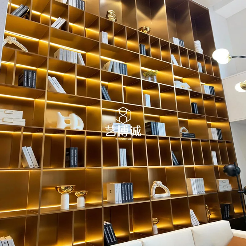 رف النبيذ المخصص Baijiu خزانة عرض خزانة الكتب خزانة الزخرفية الفاخرة، الشركة المصنعة الفولاذ المقاوم للصدأ