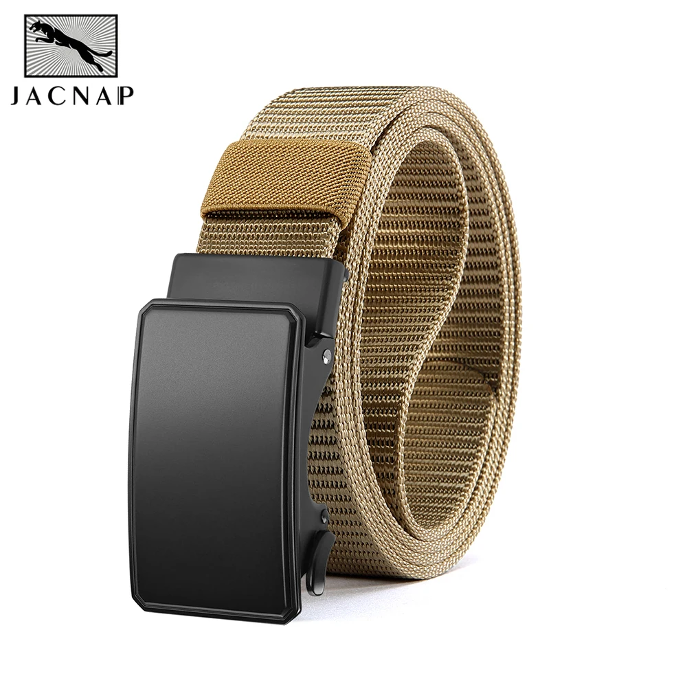 جديد جولف الرياضة حزام مطاط التكتيكية حزام معدني التلقائي مشبك قوي تمتد النايلون الرجال حزام عسكري الشتاء