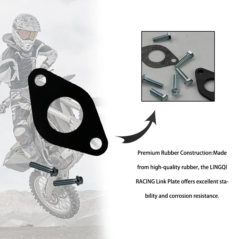 ONLEEYPP دراجة نارية 20 مللي متر محرك كمية الأنابيب فاصل ل ATV رباعية 4 عجلة الترابية دراجة مشتركة المنوع طوقا دراجة نارية الملحقات #4