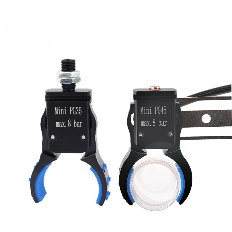 

Mini Pneumatic Robotic Arm Accessory Bending Clamp with Soft Silicone Jaw Magnetic Detection Nozzle Clamp