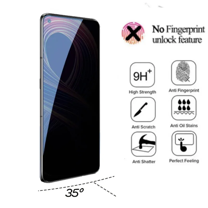 realme 10, privacy tempered glass for realme 9 4g realme 8 pro protective camera realmi 8 5g 8 i 8pro lamina glass 9i realmi 9 Pro plus screen protector glass realme 8i