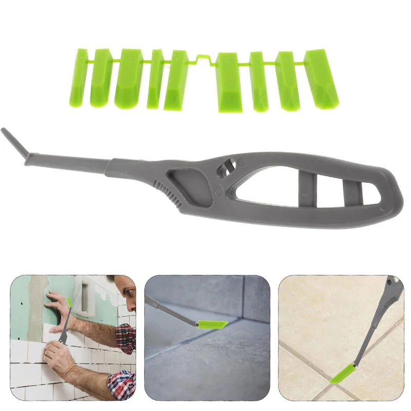 Sealant Spreader Finishing Tool Kit 9 In 1 Glass Glue Angle Scraper For Window Ceramics Tile Kitchen Sink Shower Tile Joint Set
