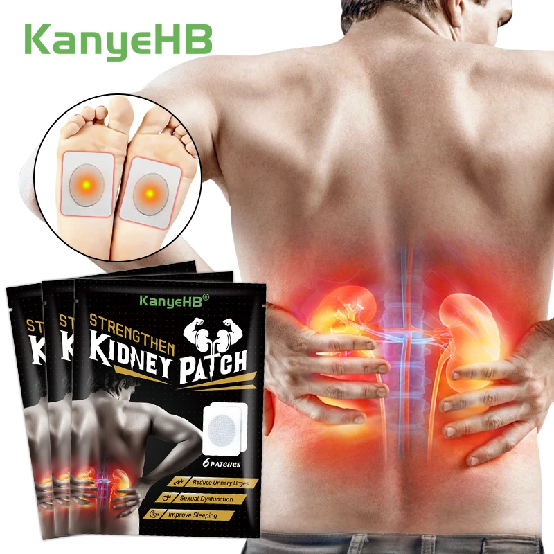 

18Pcs=3Bags Kidney Care Patch Impotence Erectile Dysfunction Frequent Urination Back Pain Cold Hands And Feet Body Care A1816