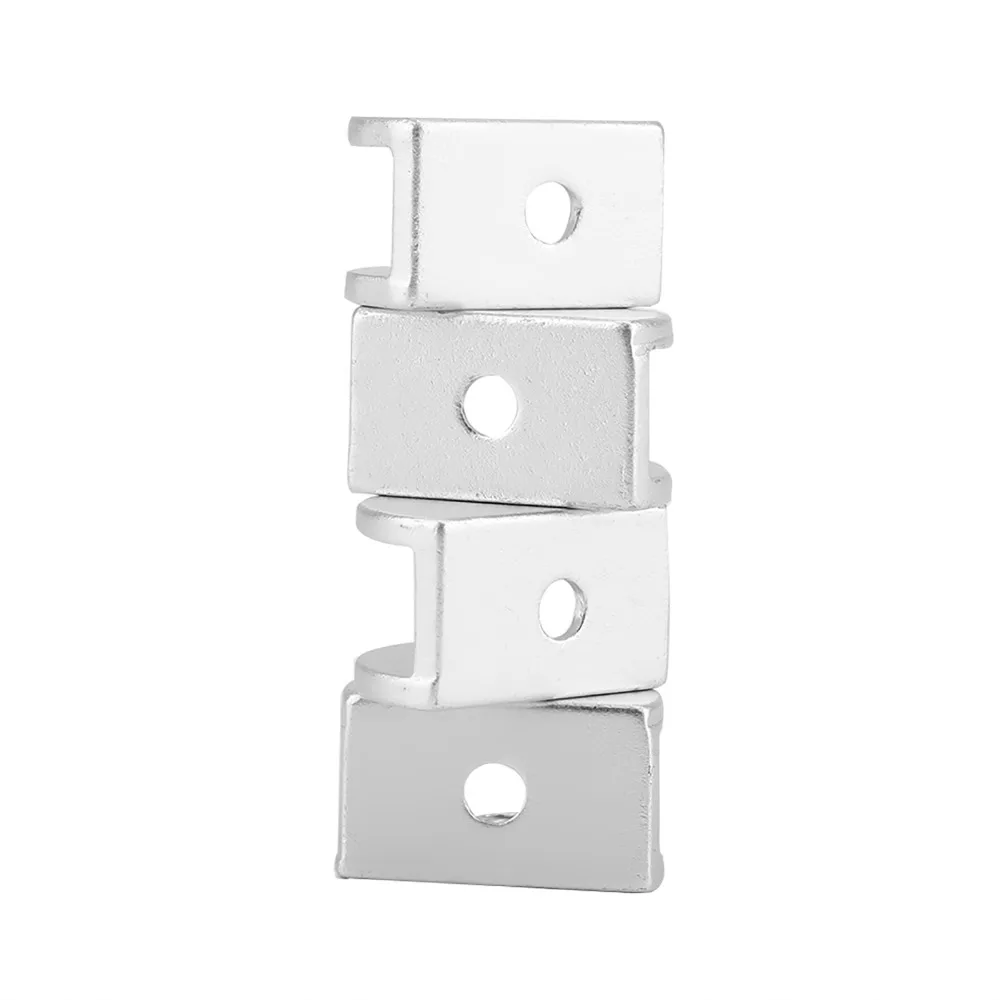Aluminum Glass Clamp Holder Adjustable Bracket Arc Bracket Glass Clamp Bracket Heavy Duty Half Round Glass Bracket Home Use