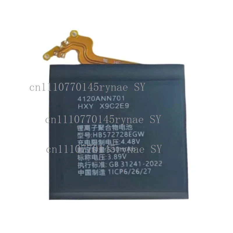 100% New Compatible 524mAh HB572728EGW-11 For Huawei Watch GT5 Pro 46mm High Capacity Battery + Free Tools