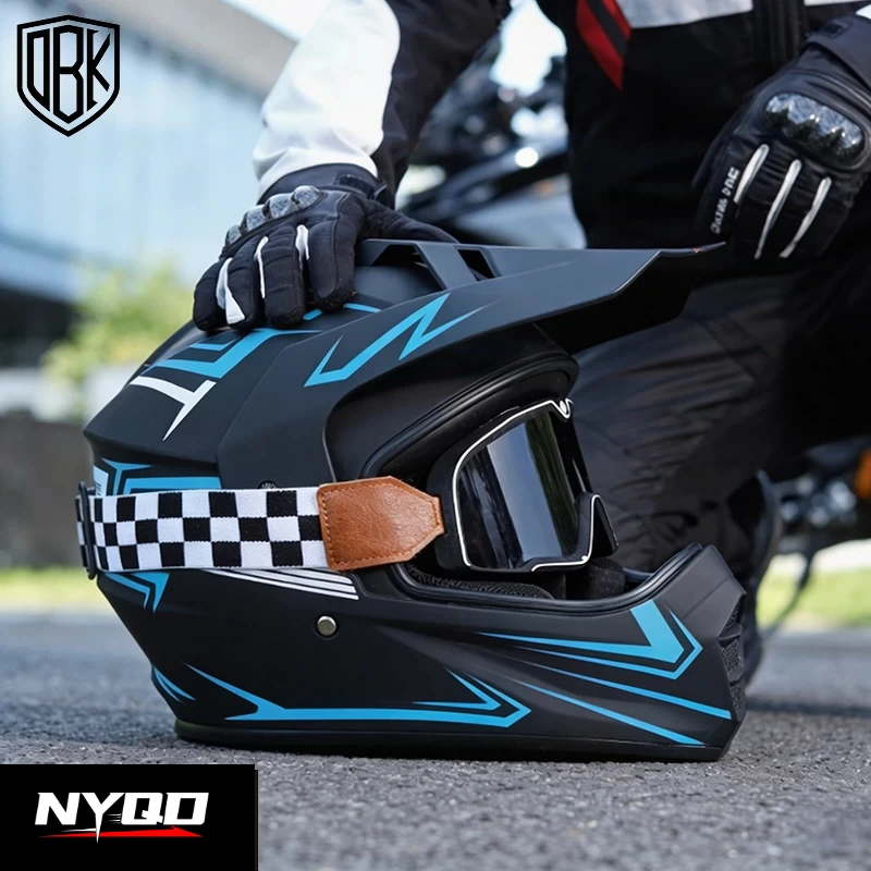 Off Road Racing Motorcycle Helmet Bicycle Speed Drop DH Full Helmet Rally Off-road Helmet  Men's  Cascos Para Moto Full Face