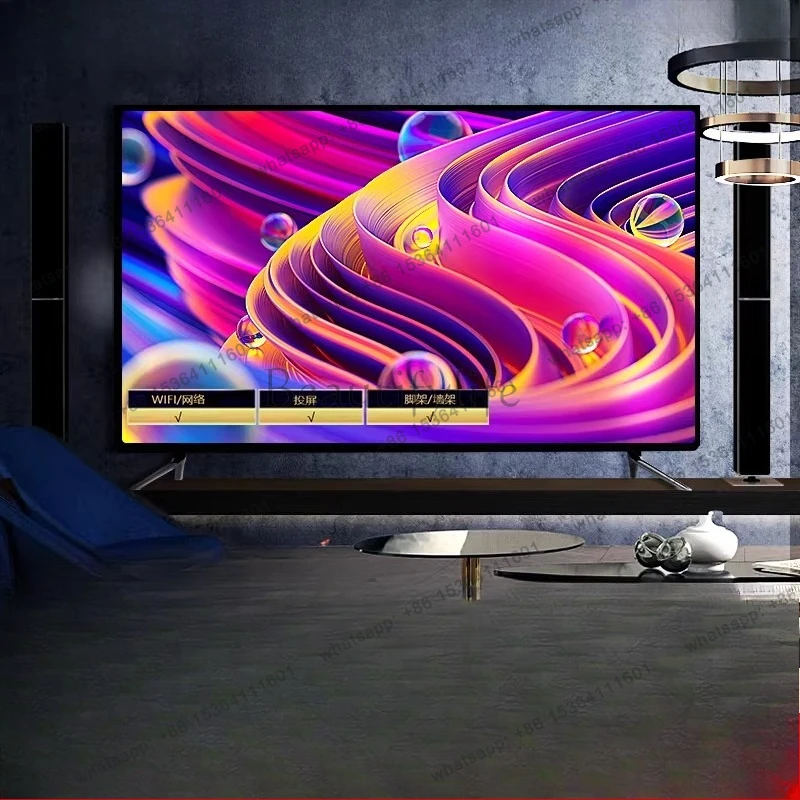 8K ultra high definition LCD TV 55 43 65 75 85 100 inch network English foreign order used at home and abroad