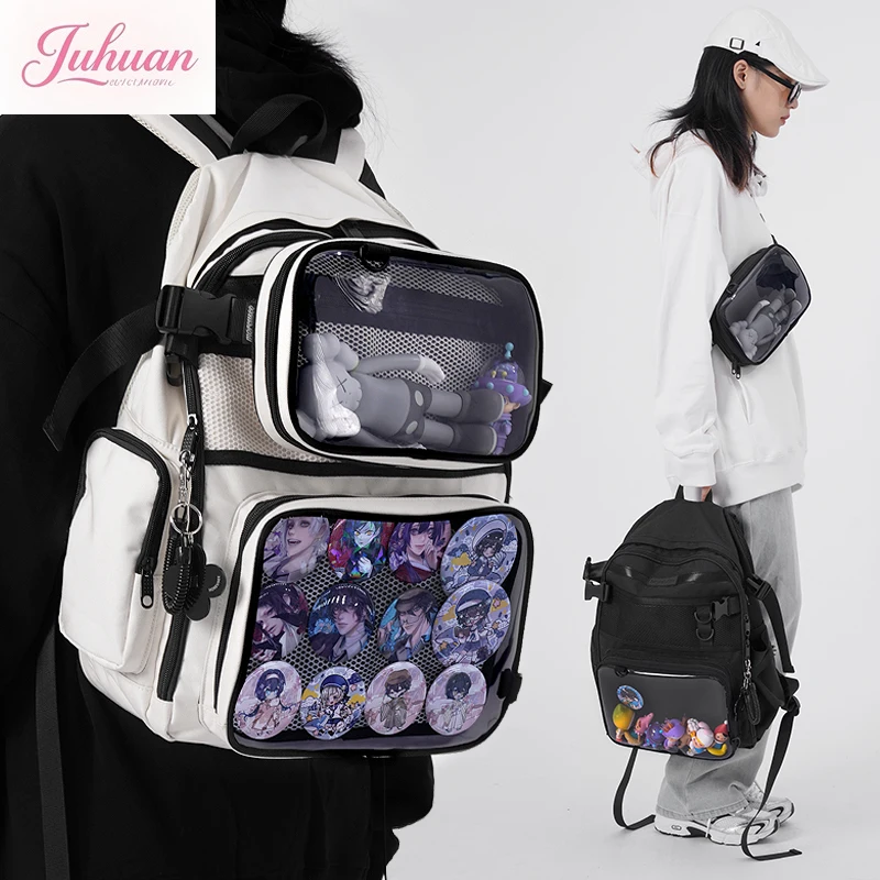 Japan Daily Detachable Dual-purpose Ltabag Small Food Intake Student Large Capacity Two-dimensional Backpack College Schoolbag