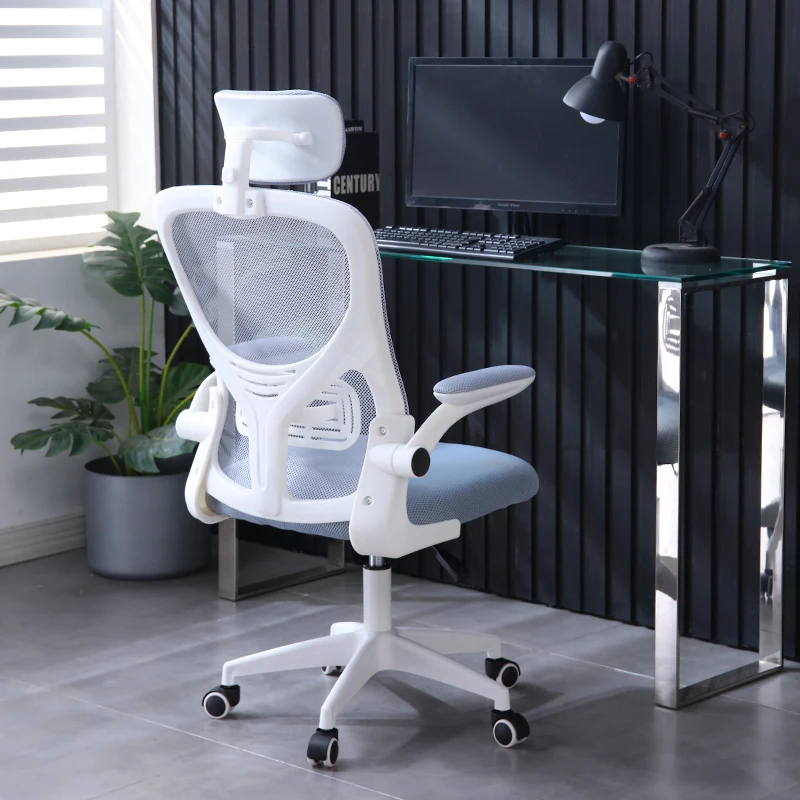 

ergonomic Computer Mesh chair Armchair Home Comfort Rotating lifting handrail Office chair 360 degree free Swivel furniture