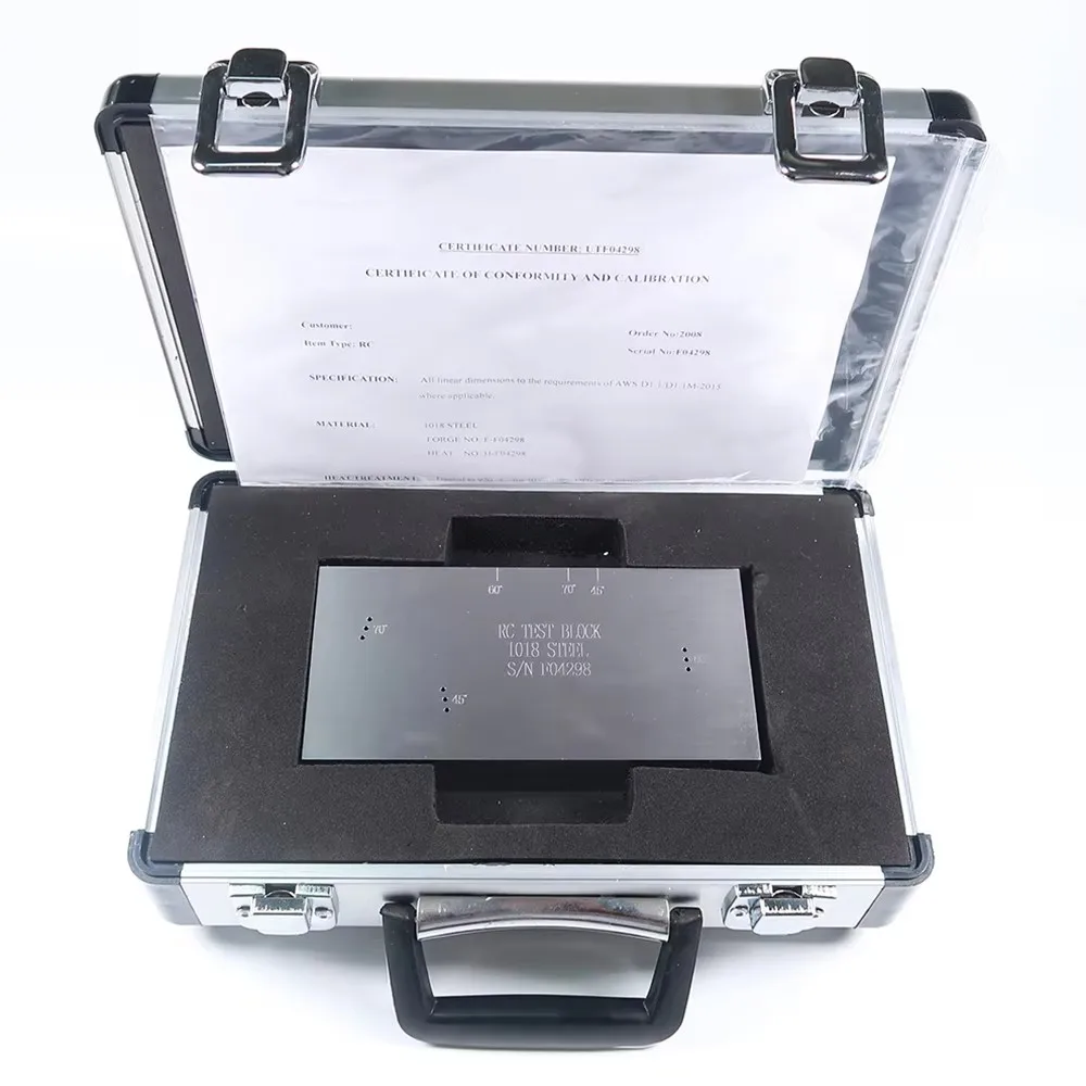 1018 Steel RC/AWS Resolution Reference BlocK UT Calibration Block