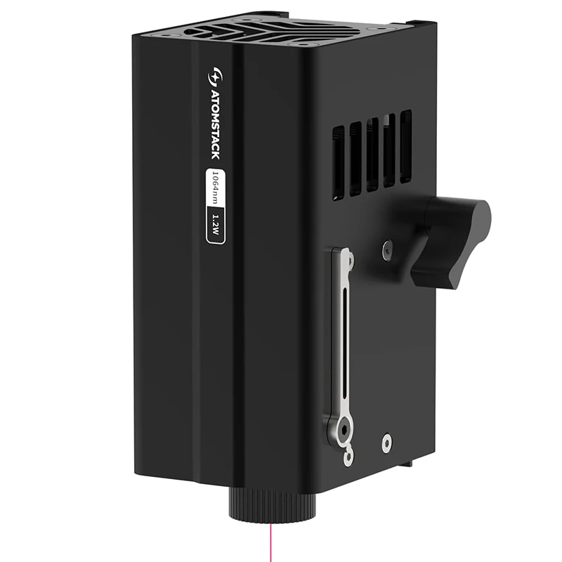 ATOMSTACK 1.2W IR Module for P1 Mini Engraver High-Precision 1064nm Head for Engraving Metals Acrylic Plastic ABS Steel