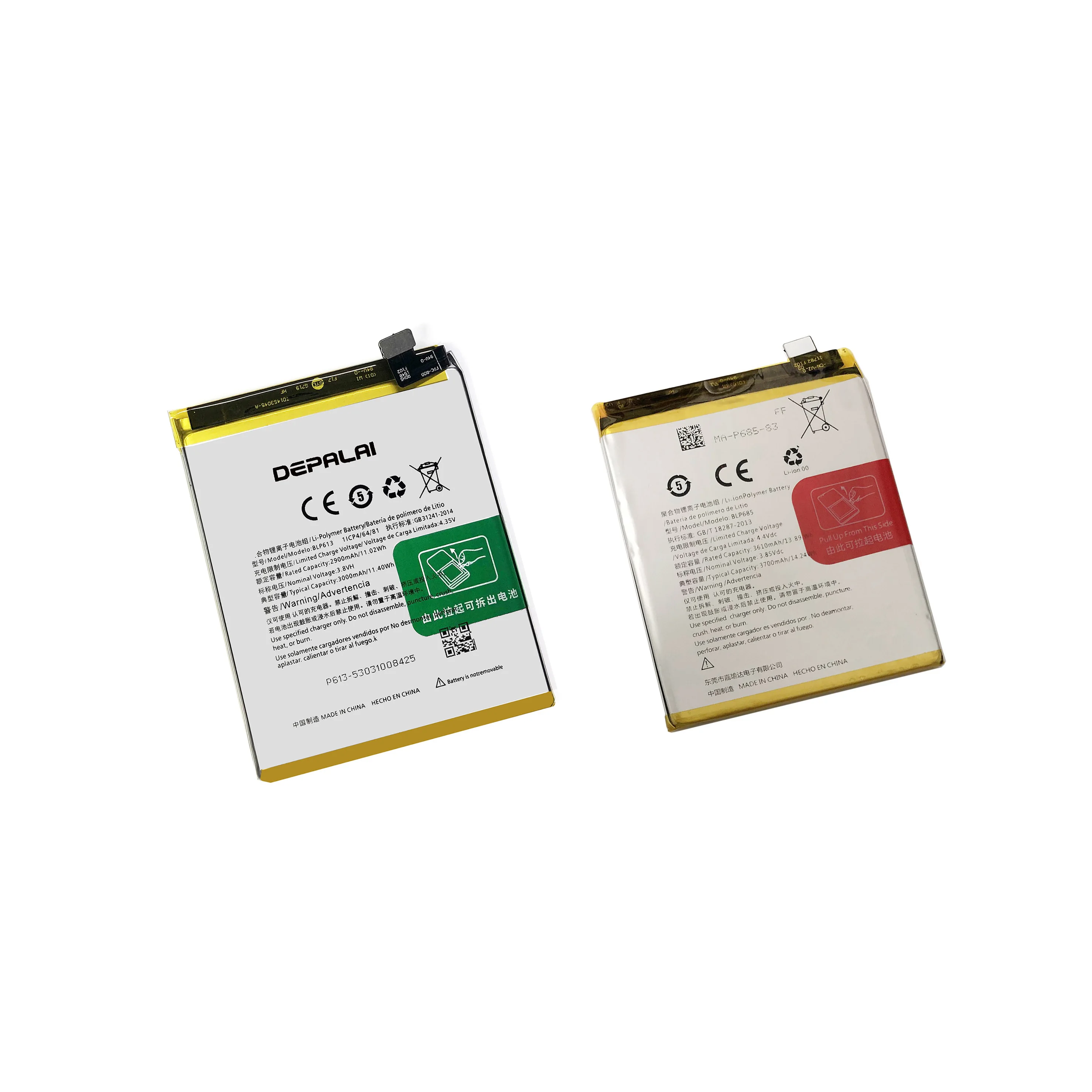 Battery For OnePlus 3 OnePlus3T OnePlus5 OnePlus6 OnePlus6T Battery BLP613 BLP633 BLP637 BLP657 BLP685 Phone Batteries