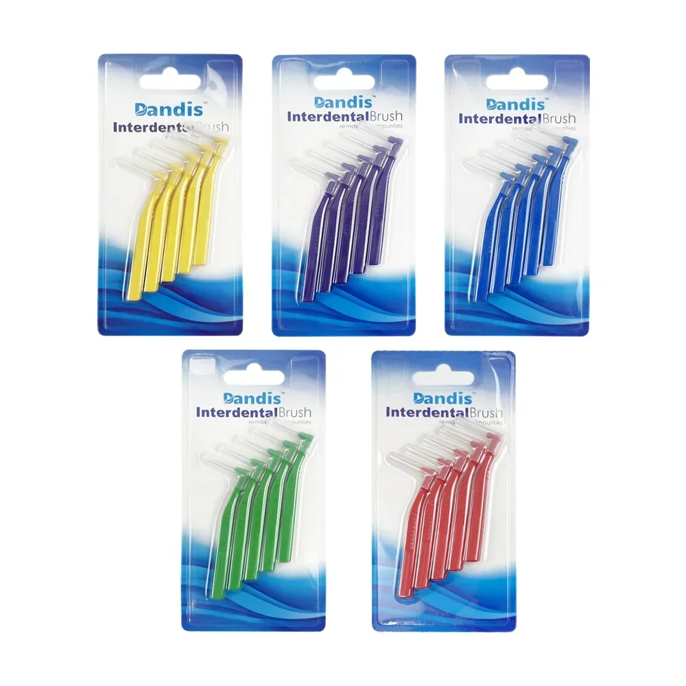 Cepillo Interdental para ortodoncia, Herramientas de limpieza, suave, Mini cepillo con cubierta de polvo