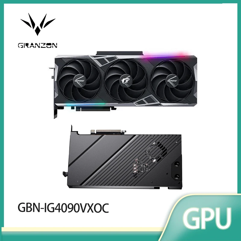 Granzon Water Block for Colorful iGame GeForce RTX 4090 Vulcan / Neptune OC GPU Card /T2 Red Copper Material / GBN-IG4090VXOC