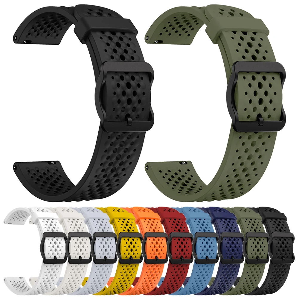 Silicone 22mm Replacement Strap for HUAWEI WATCH GT 5 Pro 46mm Band GT4 GT 3 GT 2 SE HONOR Magic Watch 4 GS 3 Pro Strap Bracelet