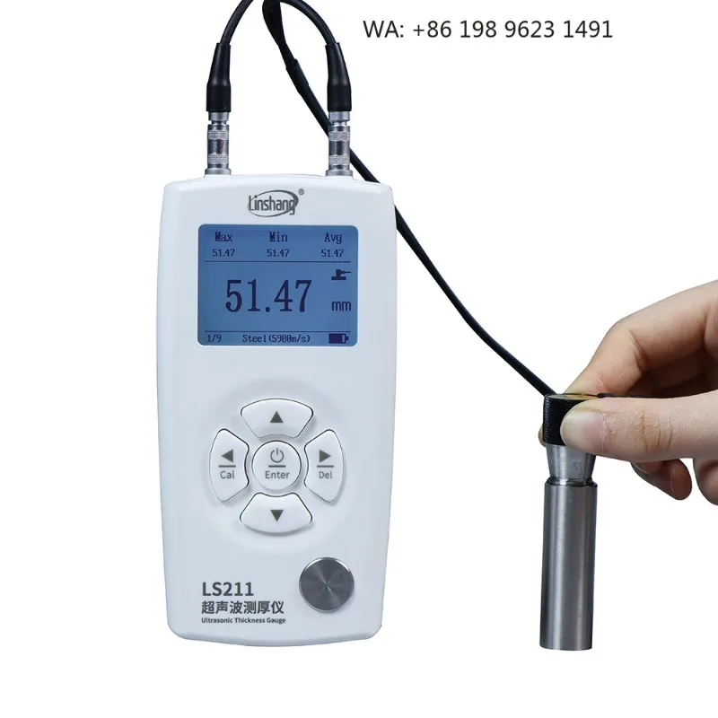 Wide Material Coverage Ultrasonic Thickness Detector Uniform Wave Transmission For Metal Plastic Glass Ceramic Plate