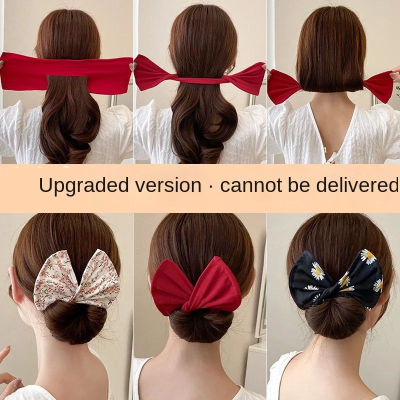 New Fabric Lazy Twist Hair Puller Ball Head Women\'s Pan Hair Strap Puller Women\'s Tie Hair Piercer