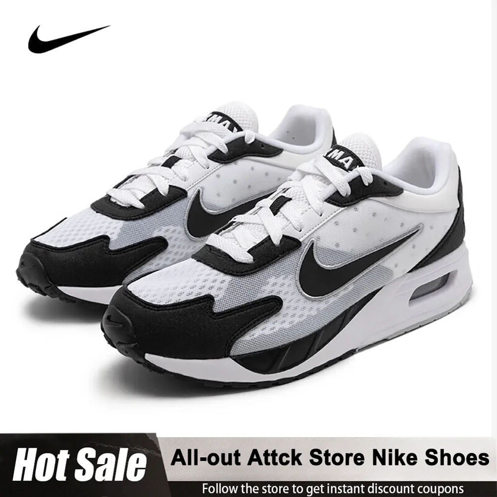 

Мужские мягкие кроссовки Nike Air Max Solo с низким верхом и воздушной подушкой DX3666-100, прочная нескользящая дышащая повседневная обувь с мягкой подкладкой