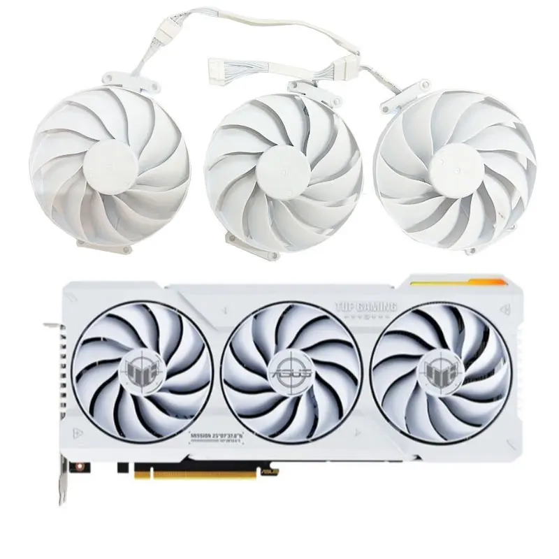 7PIN 90MM  FD9015U12D DC 12V 0.55A RTX4070 TI GPU fan for ASUS RTX 4070 Ti TUF-RTX4070TI-O12G-WHITE-GAMING graphics card