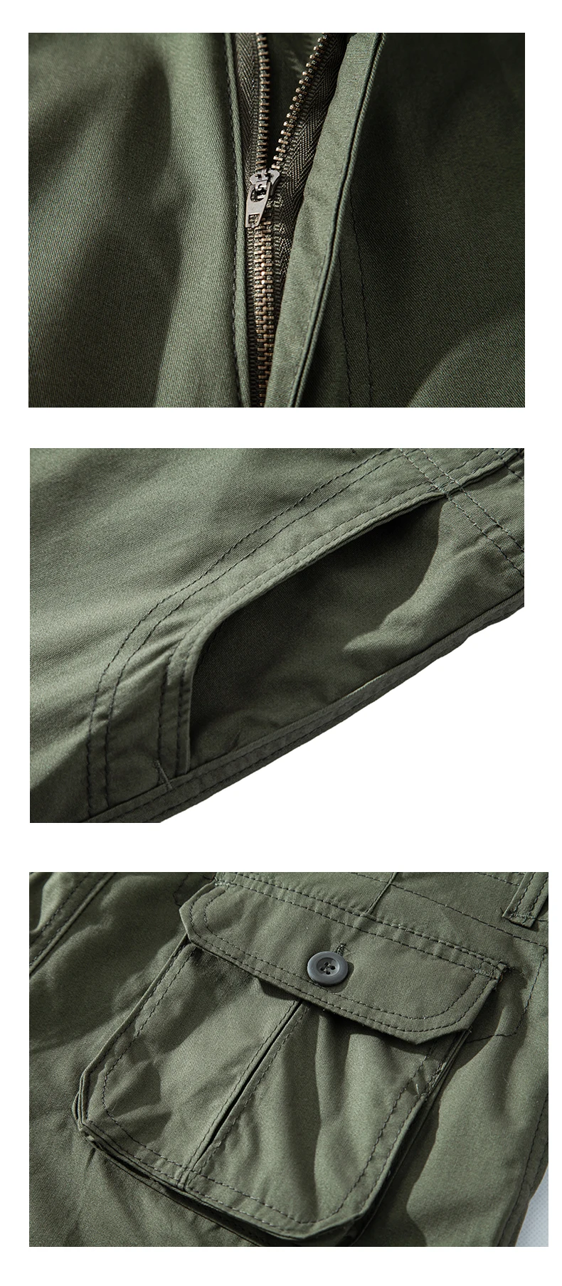 Herren Sportshorts Cargo Shorts Hosen Große Größe Bermuda Halbe Hosen Baumwolle Lose Gerade Laufen Gym Shorts Hosen – Detail 2