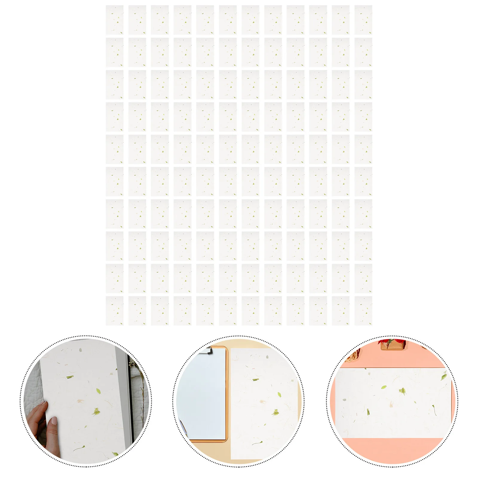 

120Pcs Flower Grass Letter Paper Practical Multipurpose Calligraphy Writing Painting Letter Stationery Stationery Paper